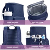 image:imageFit amp Fresh Insulated Backpack Soft Cooler  LeakResistant Beach amp Travel Bag for Women 24 Can Capacity Picnic amp Cooler BagMidnight Blue