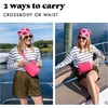 image:imageFit amp Fresh Insulated Belt Bag Leakproof Cooler Fanny Pack for WomenHot Pink