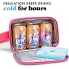 image:imageFit amp Fresh Insulated Belt Bag Leakproof Cooler Fanny Pack for WomenHot Pink