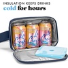 image:imageFit amp Fresh Insulated Belt Bag Leakproof Cooler Fanny Pack for WomenMidnight Blue
