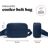image:imageFit amp Fresh Insulated Belt Bag Leakproof Cooler Fanny Pack for WomenMidnight Blue