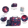 image:imageFit amp Fresh Josie Adult Insulated Lunch Bag with Side Pouch amp Carry Strap Complete Lunch Kit Includes Reusable XL Ice Pack Plum CamoPlum Camo