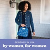 image:imageFit amp Fresh Lunch Bag For Women Insulated Womens Lunch Bag For Work Large Lunch Box For Women With Two Matching Containers Townsend Lunch Bag Carolina GinghamBlue Wildflower