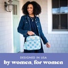 image:imageFit amp Fresh Lunch Bag For Women Insulated Womens Lunch Bag For Work Large Lunch Box For Women With Two Matching Containers Townsend Lunch Bag Carolina GinghamLight Blue Gingham