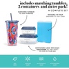 image:imageFit amp Fresh Lunch Bag For Women Insulated Womens Lunch Bag For Work Leakproof amp StainResistant Large Lunch Box For Women With Containers Tumbler and Ice Pack Zipper Closure Wichita Bag RainbowAbstract Peacock