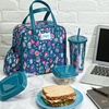 image:imageFit amp Fresh Lunch Bag For Women Insulated Womens Lunch Bag For Work Leakproof amp StainResistant Large Lunch Box For Women With Containers Tumbler and Ice Pack Zipper Closure Wichita Bag RainbowTeal Leopard