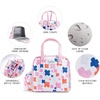 image:imageFit amp Fresh Lunch Bag For Women Insulated Womens Lunch Bag For Work Leakproof amp StainResistant Large Lunch Box For Women With Containers Tumbler and Ice Pack Zipper Closure Wichita Bag RainbowX Marks the Spot