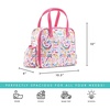 image:imageFit amp Fresh Lunch Bag For Women Insulated Womens Lunch Bag For Work Leakproof amp StainResistant Large Lunch Box For Women With Containers Tumbler and Ice Pack Zipper Closure Wichita Bag RainbowRainbow