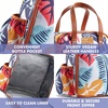 image:imageFit amp Fresh Lunch Bag For Women Insulated Womens Lunch Bag For Work Leakproof amp StainResistant Large Lunch Box For Women With Containers Tumbler and Ice Pack Zipper Closure Wichita Bag RainbowWhite Cloud Forest