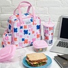 image:imageFit amp Fresh Lunch Bag For Women Insulated Womens Lunch Bag For Work Leakproof amp StainResistant Large Lunch Box For Women With Containers Tumbler and Ice Pack Zipper Closure Wichita Bag RainbowX Marks the Spot