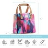 image:imageFit amp Fresh Lunch Bag For Women Insulated Womens Lunch Bag For Work Leakproof amp StainResistant Large Lunch Box For Women With Containers Zipper Closure Minneola Bag Grey DotBrush Strokes
