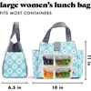 image:imageFit amp Fresh Lunch Bag For Women Insulated Womens Lunch Bag For Work Leakproof amp StainResistant Large Lunch Box For Women With Containers and Matching Tumbler Snap Closure Westport Bag Aqua