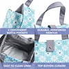 image:imageFit amp Fresh Lunch Bag For Women Insulated Womens Lunch Bag For Work Leakproof amp StainResistant Large Lunch Box For Women With Containers and Matching Tumbler Snap Closure Westport Bag AquaAqua Dogwood