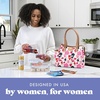 image:imageFit amp Fresh Lunch Bag For Women Insulated Womens Lunch Bag For Work Leakproof amp StainResistant Large Lunch Box For Women With Containers and Matching Tumbler Zipper Westerly Lunch Bag Grey StripBotanical Silo Pink