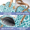 image:imageFit amp Fresh Lunch Bag For Women Insulated Womens Lunch Bag For Work Leakproof amp StainResistant Large Lunch Box For Women With Expandable Bottle Pocket Zipper Closure Laketown Bag Cheetah TumblerAqua