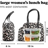 image:imageFit amp Fresh Lunch Bag For Women Insulated Womens Lunch Bag For Work Leakproof amp StainResistant Large Lunch Box For Women With Expandable Bottle Pocket Zipper Closure Laketown Bag Cheetah TumblerBlack Cheetah