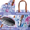 image:imageFit amp Fresh Lunch Bag For Women Insulated Womens Lunch Bag For Work Leakproof amp StainResistant Large Lunch Box For Women With Expandable Bottle Pocket Zipper Closure Laketown Bag Cheetah TumblerTulane Floral Lilac