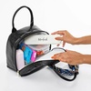 image:imageFit amp Fresh Lyon Modern Lunch Bag With Travel Utensils For Women Insulated Womens Lunch Bag For Work Leakproof amp StainResistant Large Lunch Box For Women Faux Croc Leather BlackLyon Black