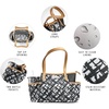 image:imageFit amp Fresh Navarto Adult Insulated Lunch Bag with Side Pouches amp Carry Handles Complete Lunch Kit Includes Matching Tumbler amp Container Black LargeBlack