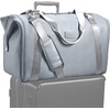image:imageFit amp Fresh Neoprene Duffel Bag for Travel Weekender Carry On Approved  Expandable Duffle w Crossbody Strap Extra Storage Pockets  Zip Pocket  Gym Bag Overnight Bag Hospital Bag Men amp WomenGrey