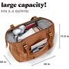image:imageFit amp Fresh Neoprene Duffel Bag for Travel Weekender Carry On Approved  Expandable Duffle w Crossbody Strap Extra Storage Pockets  Zip Pocket  Gym Bag Overnight Bag Hospital Bag Men amp WomenRust Copper