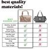 image:imageFit amp Fresh Neoprene Duffel Bag for Travel Weekender Carry On Approved  Expandable Duffle w Crossbody Strap Extra Storage Pockets  Zip Pocket  Gym Bag Overnight Bag Hospital Bag Men amp WomenTaupe