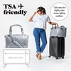 image:imageFit amp Fresh Neoprene Duffel Bag for Travel Weekender Carry On Approved  Expandable Duffle w Crossbody Strap Extra Storage Pockets  Zip Pocket  Gym Bag Overnight Bag Hospital Bag Men amp WomenGrey