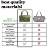 image:imageFit amp Fresh Neoprene Duffel Bag for Travel Weekender Carry On Approved  Expandable Duffle w Crossbody Strap Extra Storage Pockets  Zip Pocket  Gym Bag Overnight Bag Hospital Bag Men amp WomenMoss Green