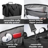 image:imageFit amp Fresh Neoprene Duffel Bag for Travel Weekender Carry On Approved  Expandable Duffle w Crossbody Strap Extra Storage Pockets  Zip Pocket  Gym Bag Overnight Bag Hospital Bag Men amp WomenBlack