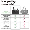 image:imageFit amp Fresh Neoprene Duffel Bag for Travel Weekender Carry On Approved  Expandable Duffle w Crossbody Strap Extra Storage Pockets  Zip Pocket  Gym Bag Overnight Bag Hospital Bag Men amp WomenBlack