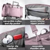 image:imageFit amp Fresh Neoprene Duffel Bag for Travel Weekender Carry On Approved  Expandable Duffle w Crossbody Strap Extra Storage Pockets  Zip Pocket  Gym Bag Overnight Bag Hospital Bag Men amp WomenElderberry