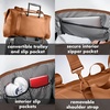image:imageFit amp Fresh Neoprene Duffel Bag for Travel Weekender Carry On Approved  Expandable Duffle w Crossbody Strap Extra Storage Pockets  Zip Pocket  Gym Bag Overnight Bag Hospital Bag Men amp WomenRust Copper