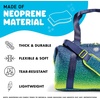 image:imageFit amp Fresh Neoprene Jr Duffel Bag for Boys Carry On Approved  Expandable Duffle w Crossbody Strap Extra Storage Pockets  Zip Pocket  Sports Bag Football Soccer Kids Sleepover BagBlue Green