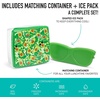 image:imageFit amp Fresh Novelty Insulated Lunch Box Pineapple Unisex Meal Holder Polyester 11 x 8 x 6 inAvocado