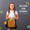 image:imageFit amp Fresh Novelty Insulated Lunch Box Pineapple Unisex Meal Holder Polyester 11 x 8 x 6 inPineapple
