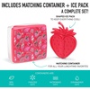 image:imageFit amp Fresh Novelty Insulated Lunch Box Pineapple Unisex Meal Holder Polyester 11 x 8 x 6 inStrawberry