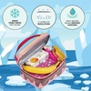 image:imageFit amp Fresh Novelty Insulated Lunch Box Pineapple Unisex Meal Holder Polyester 11 x 8 x 6 inWaffle Unicorn