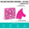 image:imageFit amp Fresh Novelty Insulated Lunch Box Pineapple Unisex Meal Holder Polyester 11 x 8 x 6 inWaffle Unicorn