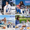 image:imageFit amp Fresh Regatta Insulated Soft Cooler Bag 24Can Capacity  Exterior Mesh Slip Pocket Zipper Pocket Easy Access Top Flap LeakResistant EasytoClean Durable Cooler for TravelAl Fresco