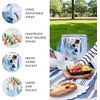 image:imageFit amp Fresh Regatta Insulated Soft Cooler Bag 24Can Capacity  Exterior Mesh Slip Pocket Zipper Pocket Easy Access Top Flap LeakResistant EasytoClean Durable Cooler for TravelBlue Gingham