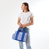 image:imageFit amp Fresh Sanibel Adult Insulated Lunch Bag with Side Pouch amp Carry Handles Complete Lunch Kit Includes 2 Containers Cheetah LargeNavy Gingham