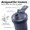 image:imageFit amp Fresh Shaker Bottle Leak Proof Sports Blender Bottle for Protein Mix For Women Durable Protein Shaker Cup 24 ozwith Unique Agitator for Smooth Mixing MauveMidnight Blue