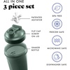 image:imageFit amp Fresh Shaker Bottle Leak Proof Sports Blender Bottle for Protein Mix For Women Durable Protein Shaker Cup 24 ozwith Unique Agitator for Smooth Mixing MauveSage Green