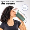 image:imageFit amp Fresh Shaker Bottle Leak Proof Sports Blender Bottle for Protein Mix For Women Durable Protein Shaker Cup 24 ozwith Unique Agitator for Smooth Mixing MauveSage Green