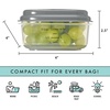 image:imageFit amp Fresh Stak Pak Set 6 Piece Plastic New Multicolored6 Piece Set Pack of 12