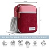 image:imageFoundry by Fit  Fresh Thayer Insulated Lunch Bag with 2 Food Containers amp 18oz Stainless Steel Tumbler Reusable Lunch Box Mini Cooler Bag Perfect for Work College PicnicsPink