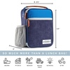 image:imageFoundry by Fit  Fresh Thayer Insulated Lunch Bag with 2 Food Containers amp 18oz Stainless Steel Tumbler Reusable Lunch Box Mini Cooler Bag Perfect for Work College PicnicsBlue