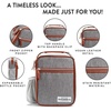 image:imageFoundry by Fit  Fresh Thayer Insulated Lunch Bag with 2 Food Containers amp 18oz Stainless Steel Tumbler Reusable Lunch Box Mini Cooler Bag Perfect for Work College PicnicsBlue