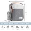 image:imageFoundry by Fit  Fresh Thayer Insulated Lunch Bag with 2 Food Containers amp 18oz Stainless Steel Tumbler Reusable Lunch Box Mini Cooler Bag Perfect for Work College PicnicsCharcoal