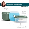 image:imageRachael Ray Salad Container For Lunch Salad Lunch Container For Adults Salad Bowl Kit With Compartments For Salad Dressing amp Toppings Includes Ice PackSoup  Sandwich Set  Green
